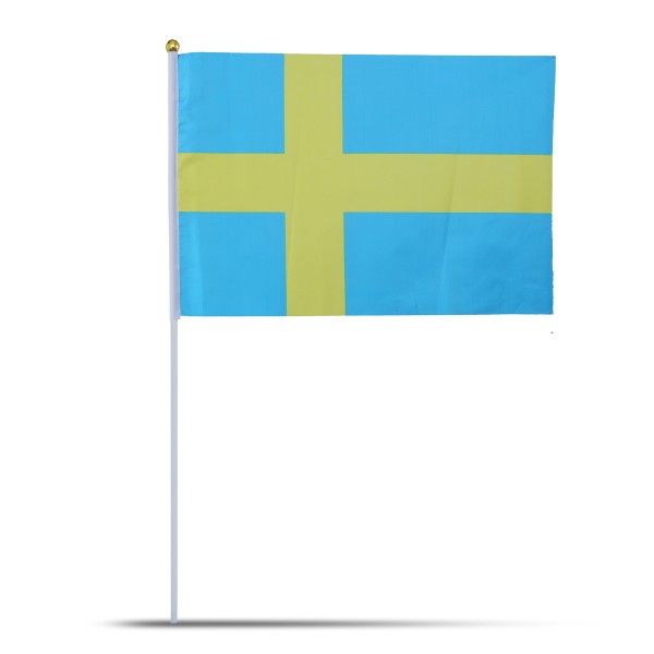Sonia Originelli 10er Set Fahne Flagge Winkfahne "Schweden" Sweden Handfahne EM WM Clearance-Verkauf