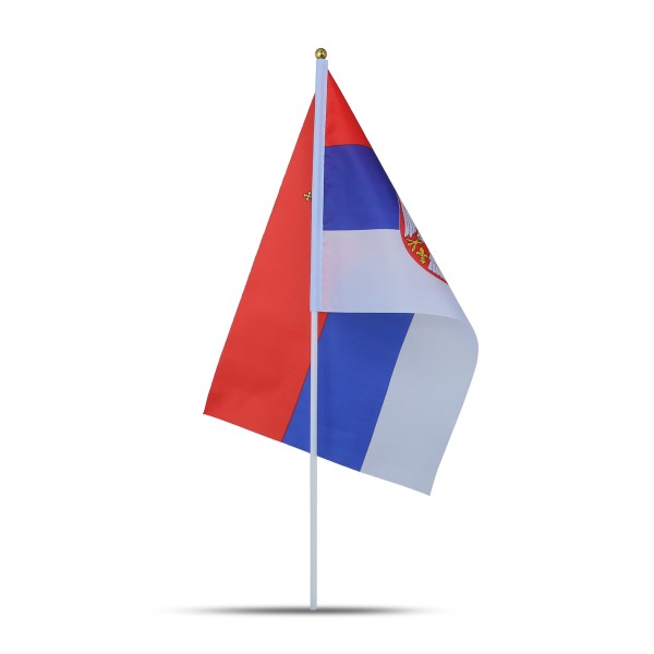 Sonia Originelli 10er Set Fahne Flagge Winkfahne "Serbien" Serbia Handfahne EM WM Begrenzt auf 3 Tage