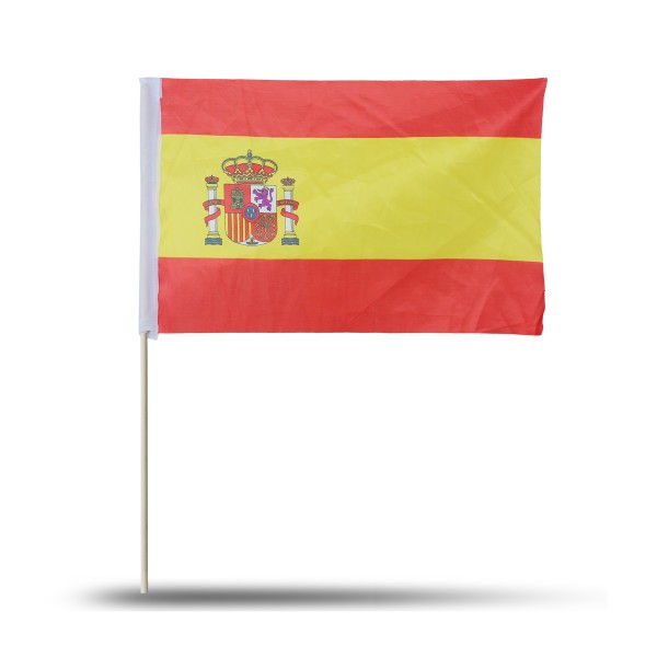 Sonia Originelli 10er Set Fahne Flagge Winkfahne "Spanien" Spain Espana Handfahne EM WM Im Verkauf