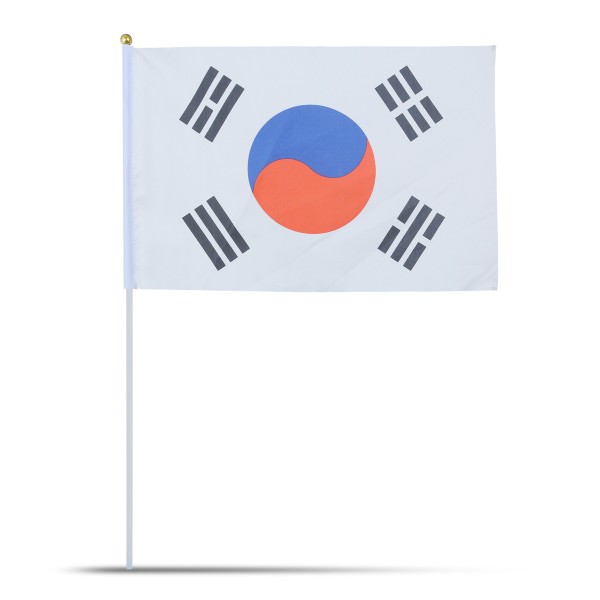 Sonia Originelli 10er Set Fahne Flagge Winkfahne "Südkorea" South Korea Handfahne EM WM zollfrei