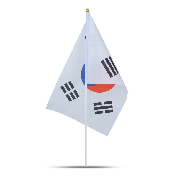 Sonia Originelli 10er Set Fahne Flagge Winkfahne "Südkorea" South Korea Handfahne EM WM zollfrei