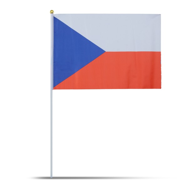 Sonia Originelli 10er Set Fahne Flagge Winkfahne "Tschechien" Czech Republic Handfahne EM WM 2025