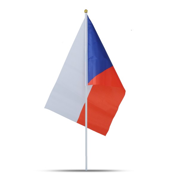 Sonia Originelli 10er Set Fahne Flagge Winkfahne "Tschechien" Czech Republic Handfahne EM WM 2025