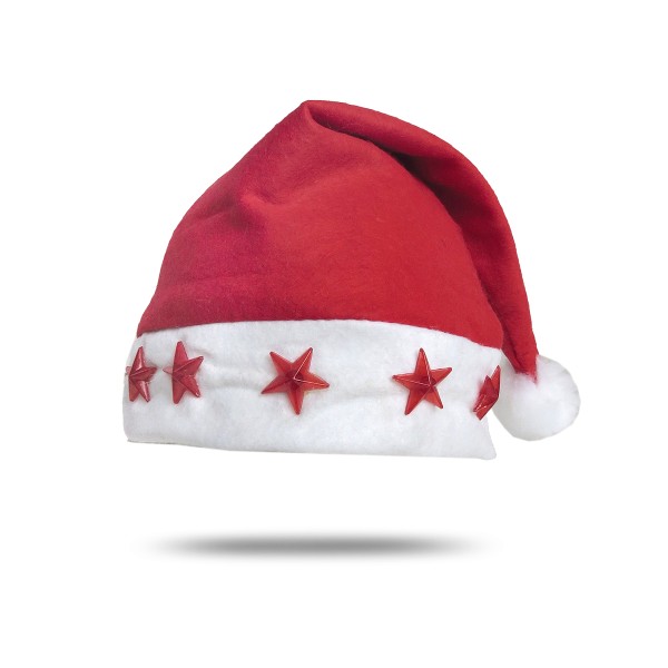 Sonia Originelli Weihnachtsmütze "Blinklicht" Sterne Rabatt