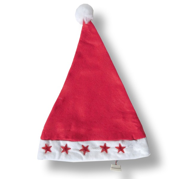 Sonia Originelli Weihnachtsmütze "Blinklicht" Sterne Rabatt