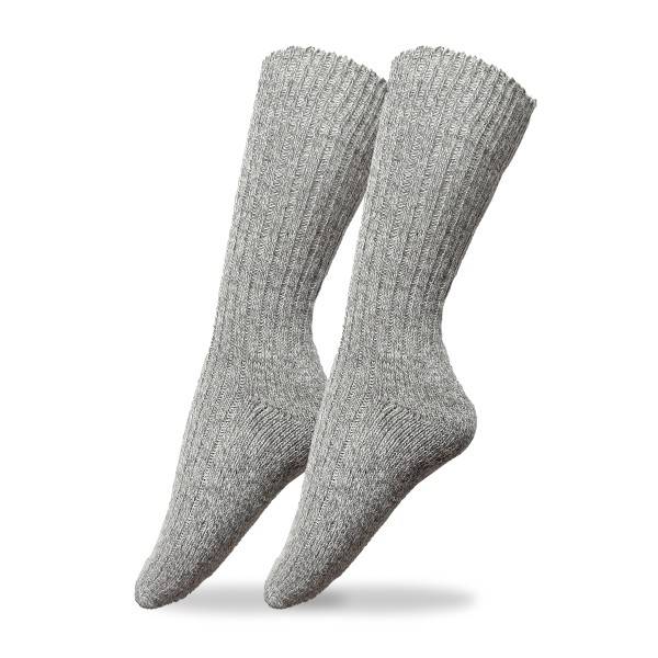 Sonia Originelli 3 Paar Norweger Woll-Socken grau meliert unisex Exklusivangebot