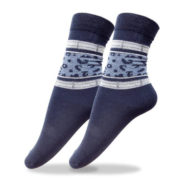 Sonia Originelli 4 Paar Socken "Leopard" unifarben mit Streifen knöchellang soft, elastischer Bund Black Friday