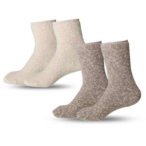 Sonia Originelli 2 Paar Damen Socken Meliert Baumwolle Umschlag Vatertagsangebot