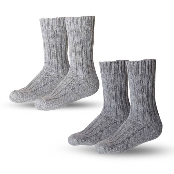 Sonia Originelli 2 Paar Kaschmirsocken "Dick" Unisex Kaschmir Wolle Warm Valentinstagsangebot