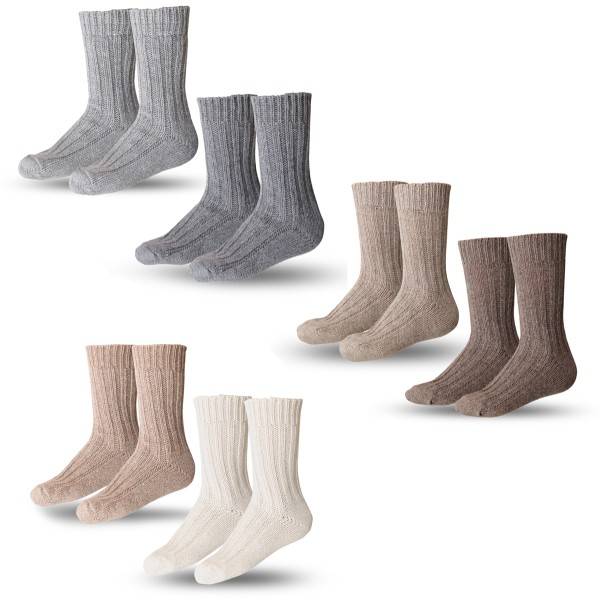 Sonia Originelli 2 Paar Kaschmirsocken "Dick" Unisex Kaschmir Wolle Warm Valentinstagsangebot