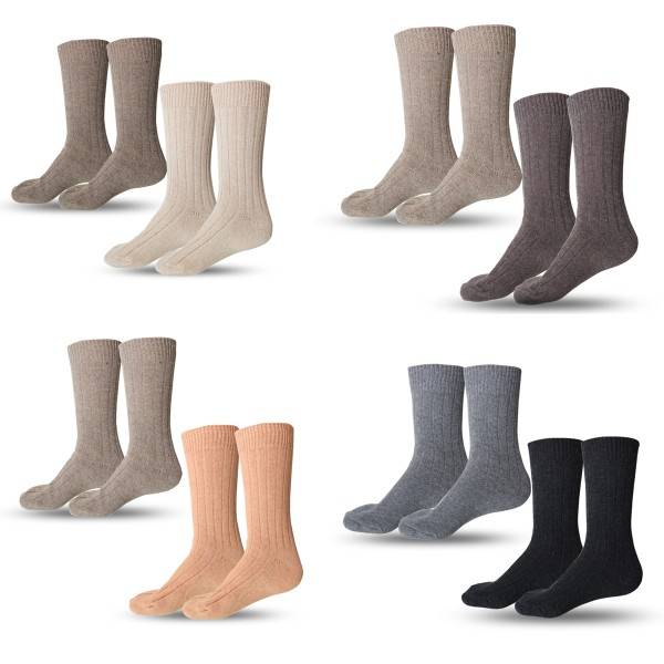 Sonia Originelli 2 Paar Kaschmirsocken "Dünn" Wolle Kaschmir Unisex Warm Jubiläumsangebot