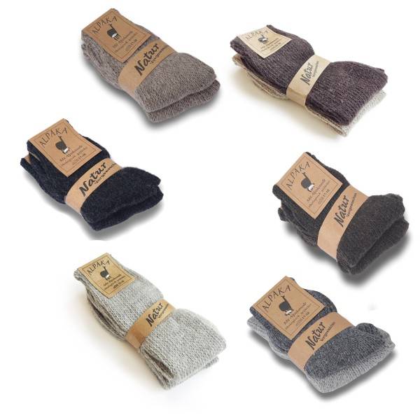 Sonia Originelli 2 Paar Kindersocken Alpaka Umschlag Schaf Wolle Top Angebot