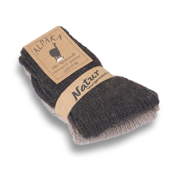 Sonia Originelli 2 Paar Kindersocken Alpakawolle 92% unisex