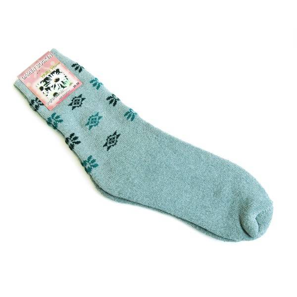 Sonia Originelli 3 Paar Damensocken "Blümchen" mit Frottée mollig warm Tägliche Deals