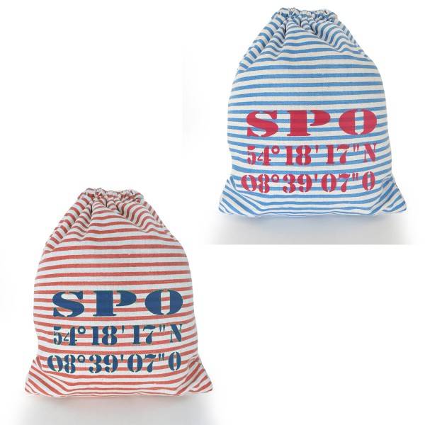 Sonia Originelli City-Turnbeutel "Sankt Peter-Ording" Maritim Strand Beach Rucksack Begrenzte Freigabe