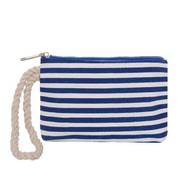 Sonia Originelli Geldbeutel "Anker" Mini Tasche Maritim Streifen Kordel Zeitbegrenzte Promotion