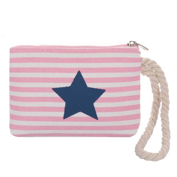 Sonia Originelli Geldbeutel "Stern" Mini Tasche Maritim Streifen Kordel Bis zu 50% Rabatt