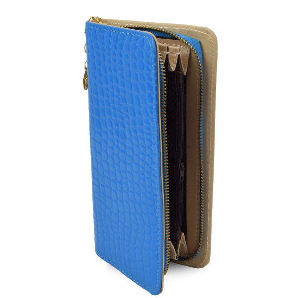 Sonia Originelli Portemonnaie Clutch Lackoptik glänzend Clearance-Verkauf