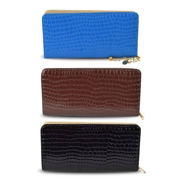 Sonia Originelli Portemonnaie Clutch Lackoptik glänzend Clearance-Verkauf