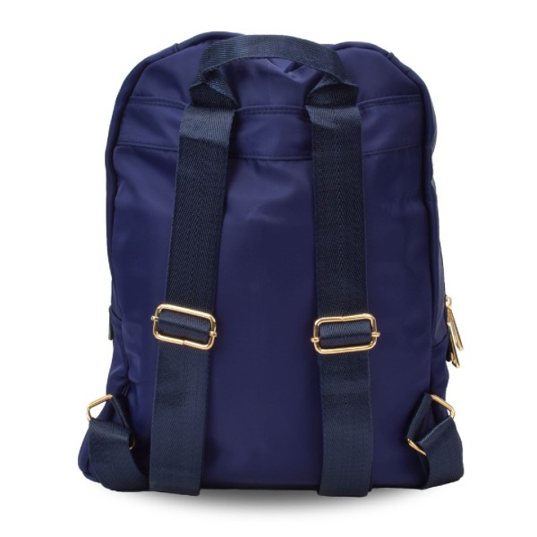 Sonia Originelli Rucksack unifarben Anker Symbol hochwertige Verarbeitung Laptop Fach zollfrei
