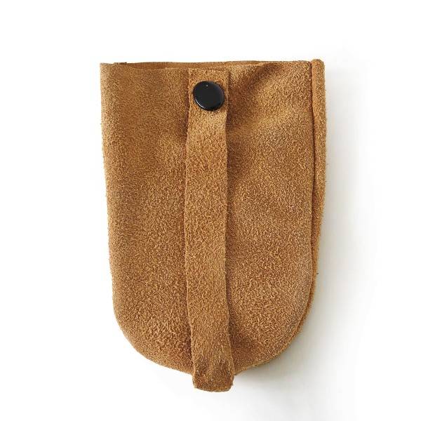 Sonia Originelli Schlüsseltäschchen Beige Schlüsselring Täschchen Wildleder Outlet