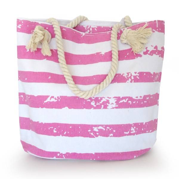 Sonia Originelli Shopper "Beach Vibes" Vintage Strand Sommer Tasche Streifen Anker Verkauf