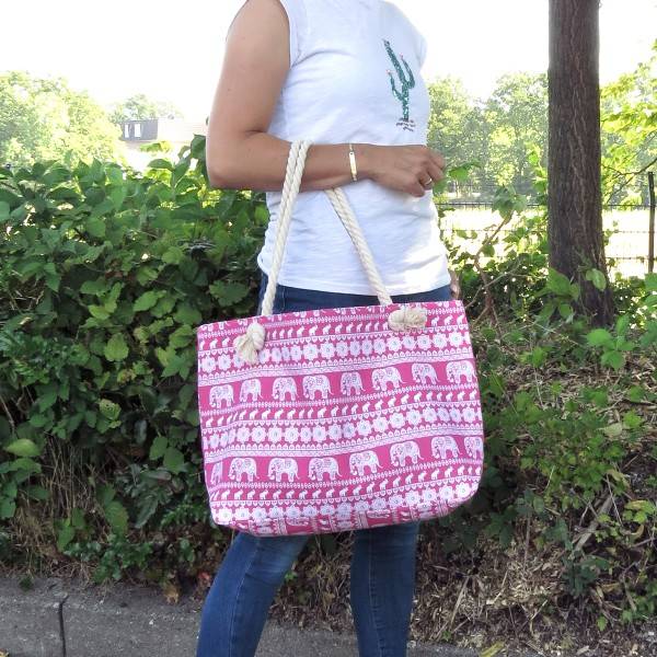 Sonia Originelli Strandtasche "Elefant" Beachbag Tasche Fabrik Onlineshop