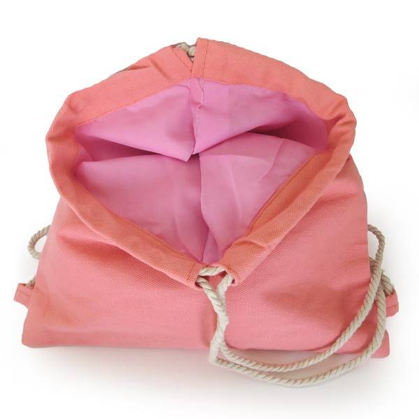 Sonia Originelli Turnbeutel Gymbag unifarben Seilkordel Baumwolle Trend Sonderangebot