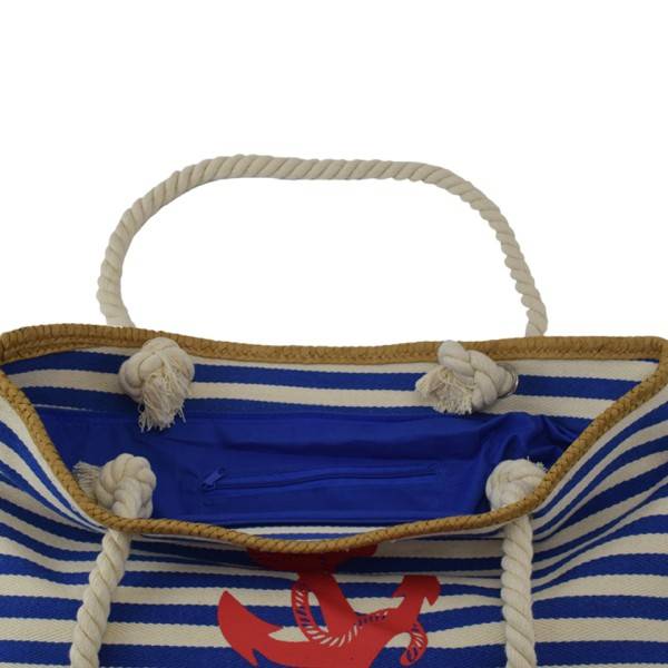 Sonia Originelli Strandtasche Beachbag Shopper Anker Maritim Streifen Blitzangebot