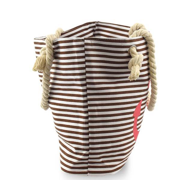 Sonia Originelli Strandtasche maritim gestreift Sternprint Seilkordeln Shopper Sonderangebote