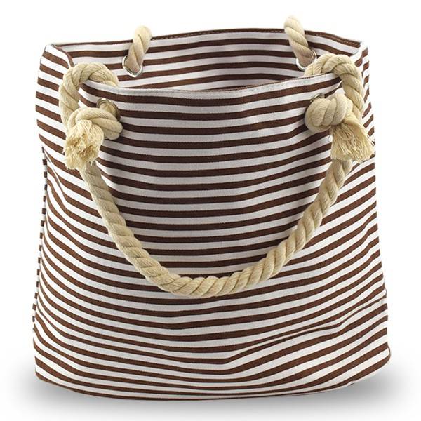 Sonia Originelli Strandtasche maritim gestreift Sternprint Seilkordeln Shopper Sonderangebote
