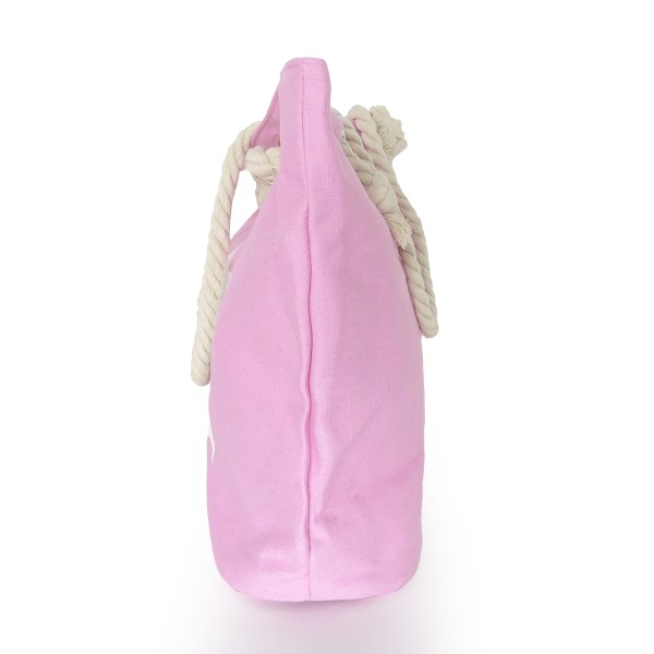 Sonia Originelli Strandtasche uni mit Sternaufdruck Seilkordeln Shopper Wochenangebot