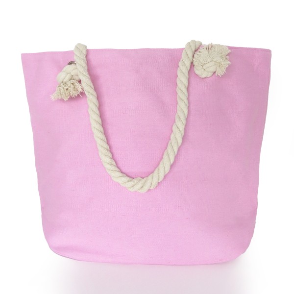 Sonia Originelli Strandtasche uni mit Sternaufdruck Seilkordeln Shopper Wochenangebot