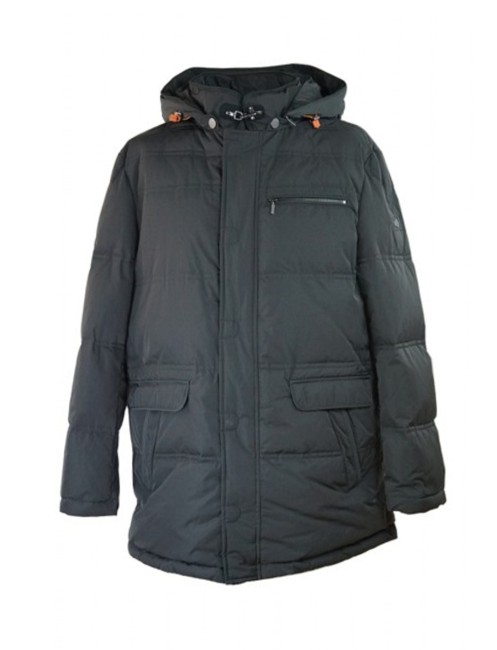 Steinbock Daunen-Parka mit Kapuze