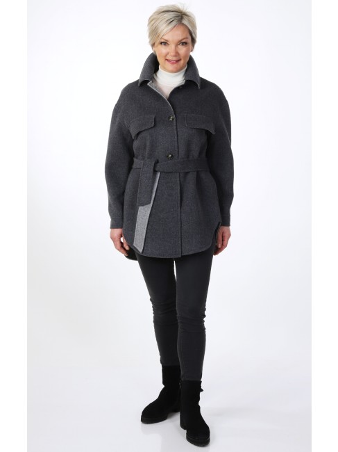 Steinbock Oversize Kurzmantel von Creation Bauer Black Friday