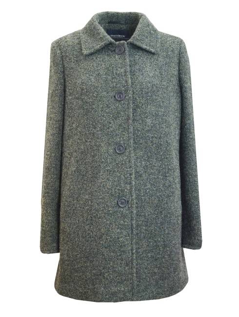 Steinbock Eleganter Kurzmantel aus Wollboucle von Creation Bauer