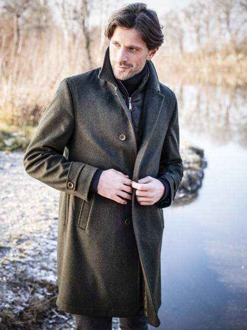 Steinbock Woll-Kurzmantel aus Sonderangebot der Fabrik