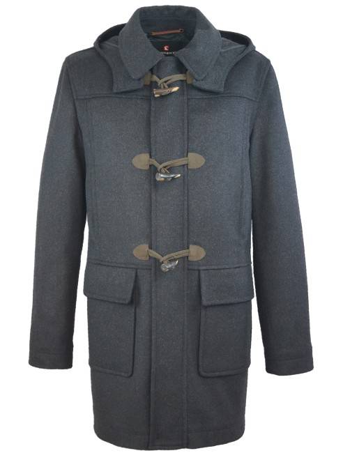 Steinbock Klassischer Duffle-Coat mit abknöpfbarer Kapuze und Knebelknöpfen Sonderangebot