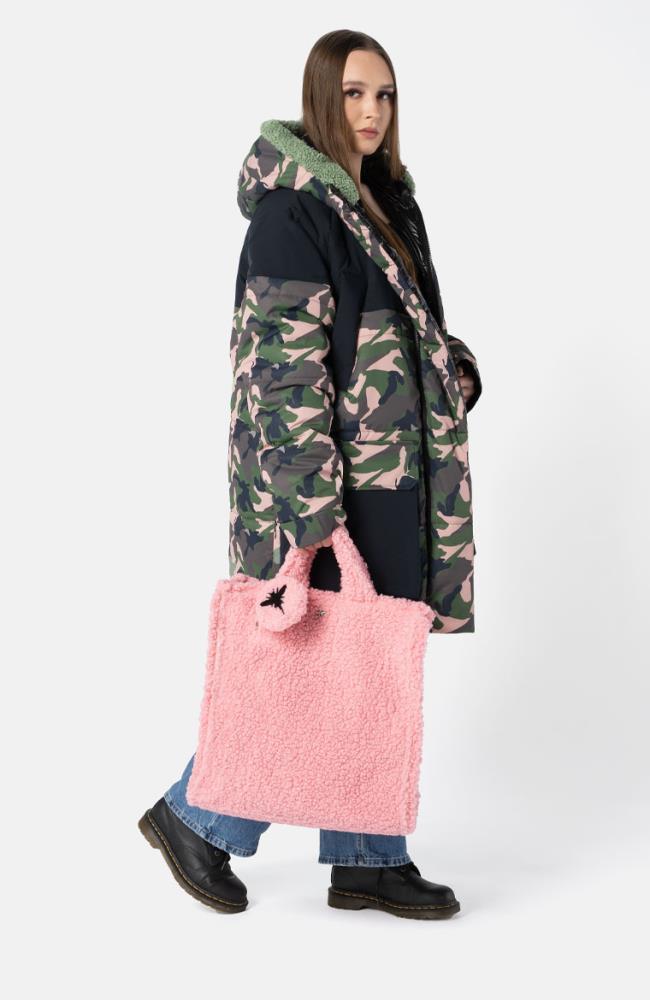 Stuff Maker Teddy Handbag in Pink Rabatt