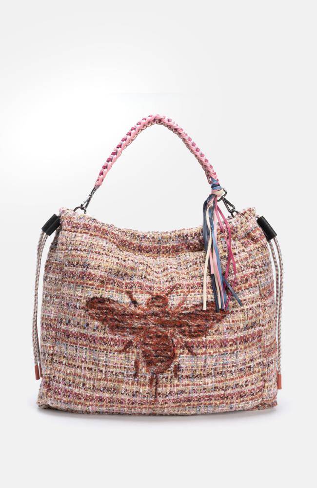 Stuff Maker Bouclé-Shopper in Bordeaux Günstig kaufen