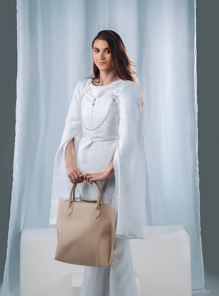 Stuff Maker Shopper Julia in Beige Lagerräumung