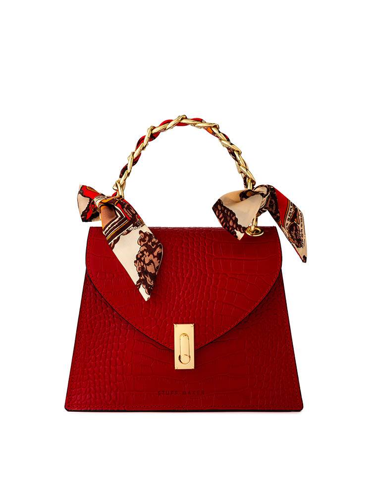 Stuff Maker Handtasche Melli in Rot Neueste Mode