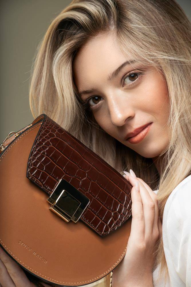Stuff Maker Crossbody bag Janet in Cognac/Braun Große Rabatte