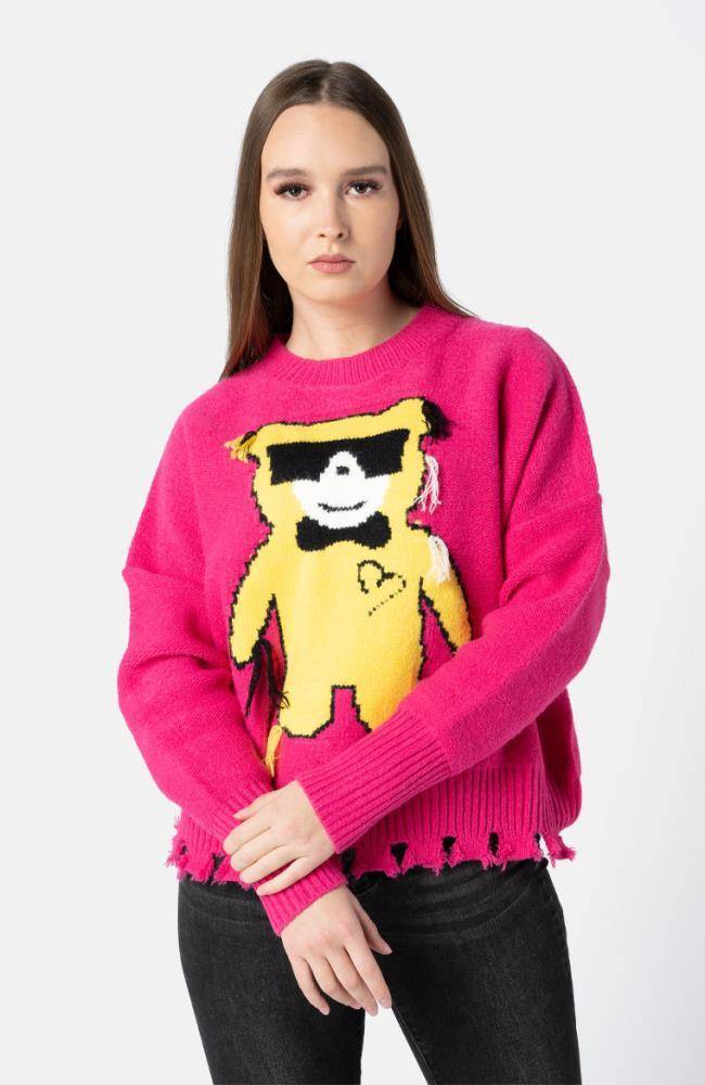 Stuff Maker Icon Pullover in Pink - L/XL Letzte 3 Tage