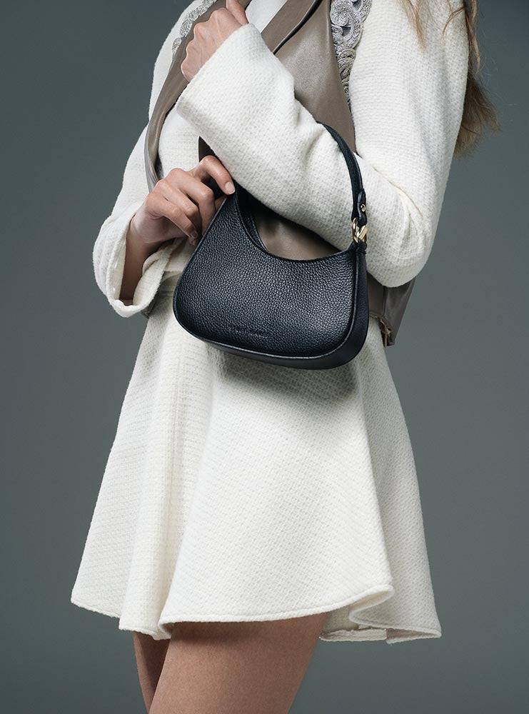 Stuff Maker Handtasche Luisa in Schwarz Discount Store für neue Produkte