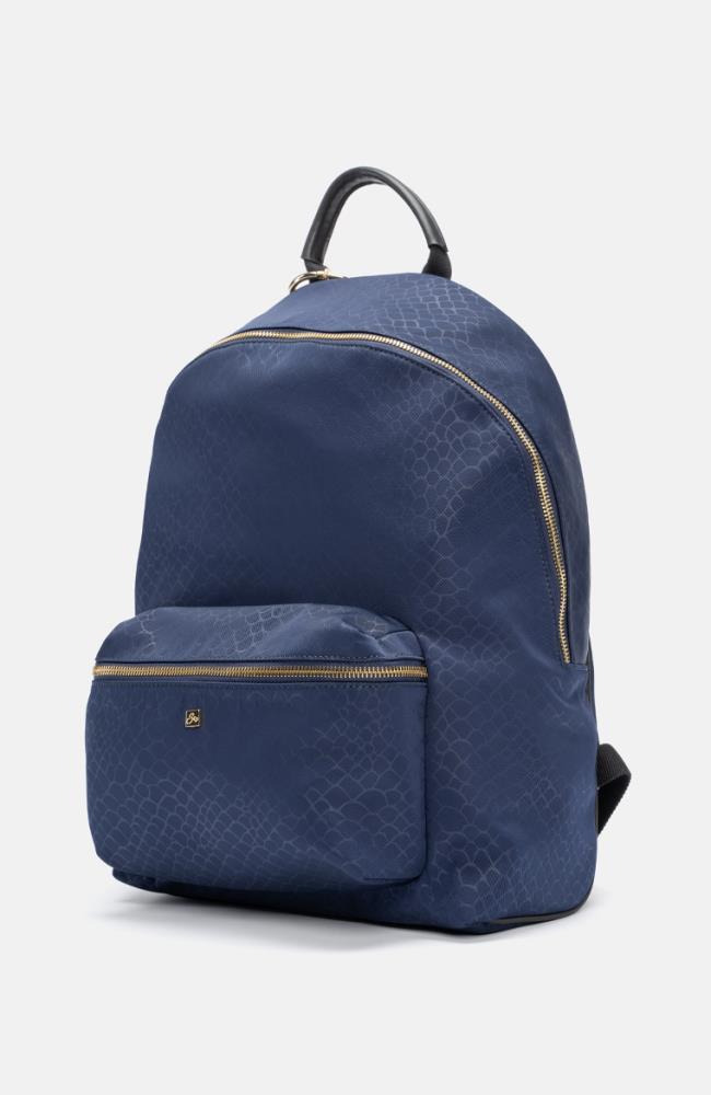 Stuff Maker Rucksack mit Teddy Anhänger in Blau 50% Rabatt für begrenzte Zeit