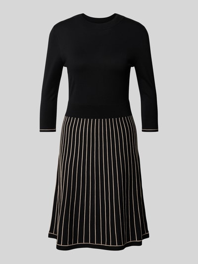 Peek & Cloppenburg Christian Berg Woman SelectionKnielanges Kleid mit Rundhalsausschnitt in black Günstig kaufen