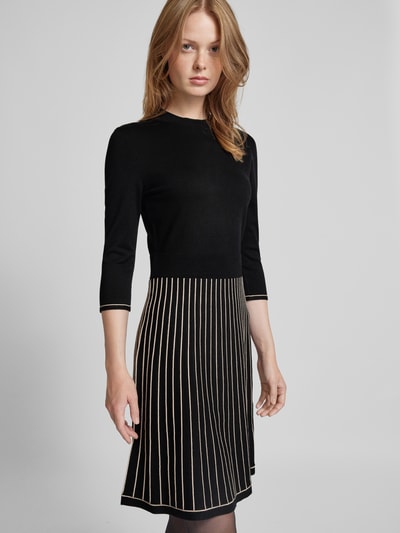 Peek & Cloppenburg Christian Berg Woman SelectionKnielanges Kleid mit Rundhalsausschnitt in black Günstig kaufen