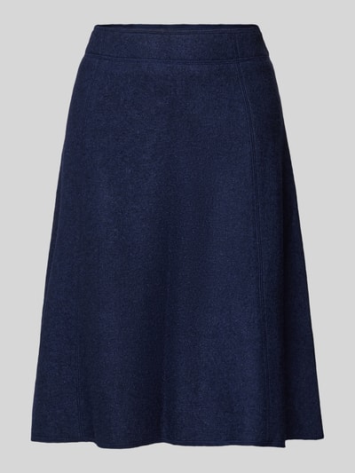 Peek & Cloppenburg Christian Berg WomanKnielanger Rock mit elastischem Bund in dunkelblau Online Shopping