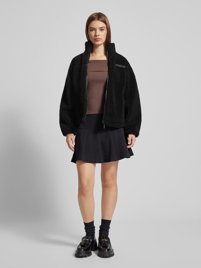 Peek & Cloppenburg ReviewSherpa Jacket mit Label-Patch in black Exklusivangebot